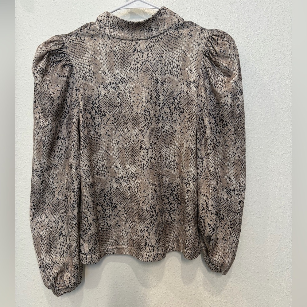 Snakeskin Blouse